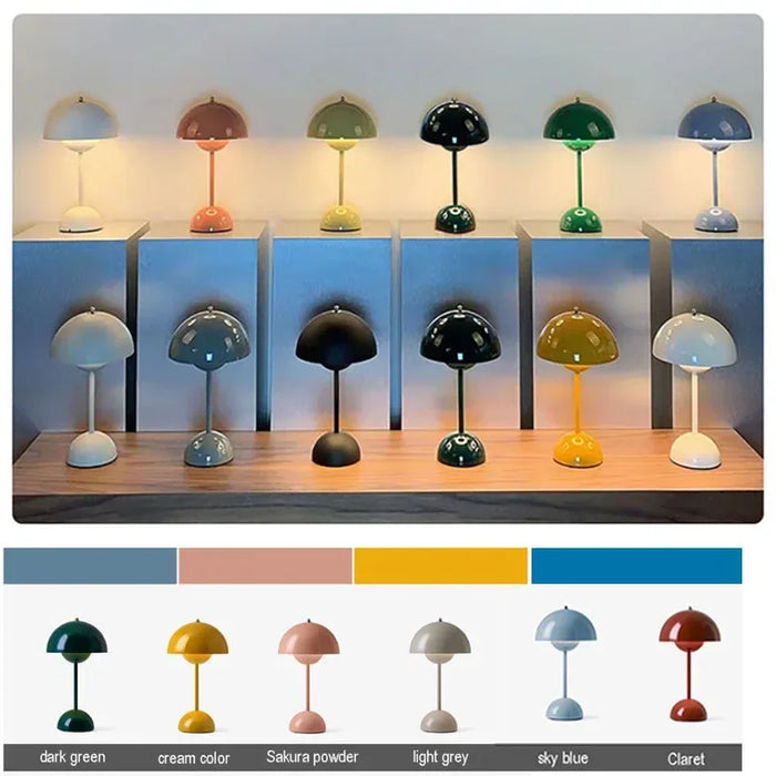 Flower Bud Desk Lamp – Touch-Controlled LED Light with Dimmable Brightness - Samanta Factory
