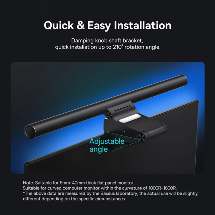 LED Screen Light Bar – Asymmetric Eye-Care Desk Lamp