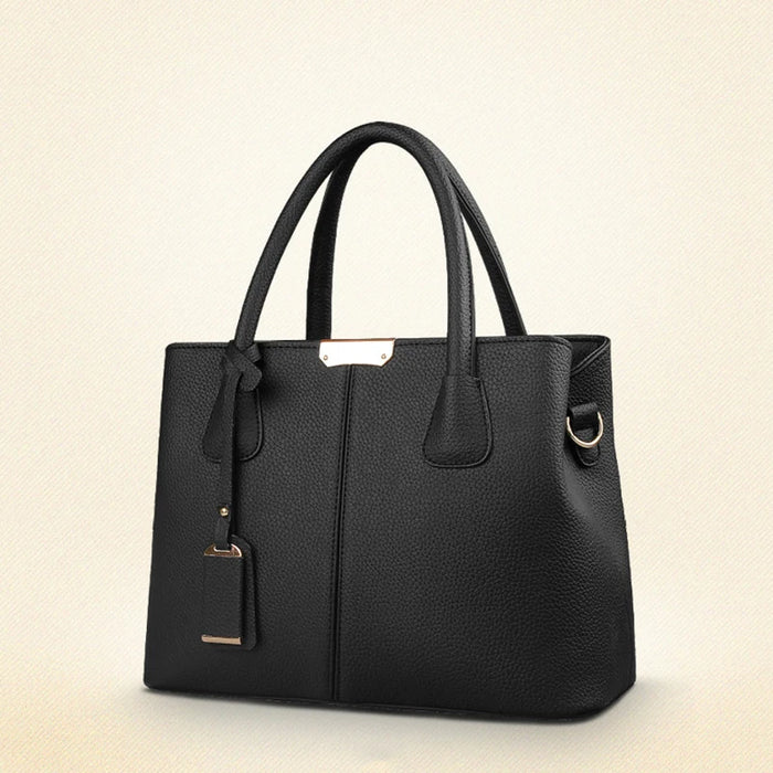 Ladies Large Tote Bag – Square Shoulder Bag, PU Leather Handbag & Crossbody for Women - Samanta Factory