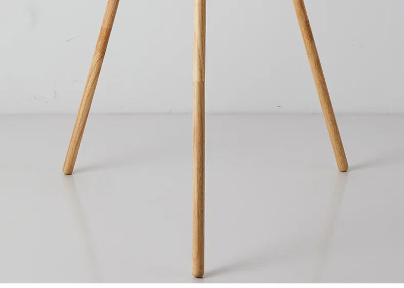Wooden Tripod Floor Lamp – Mid-Century Modern Design with Foot Switch Control - Samanta Factory