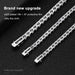 Moissanite Cuban Link Bracelet – 925 Sterling Silver with Certificate - Samanta Factory
