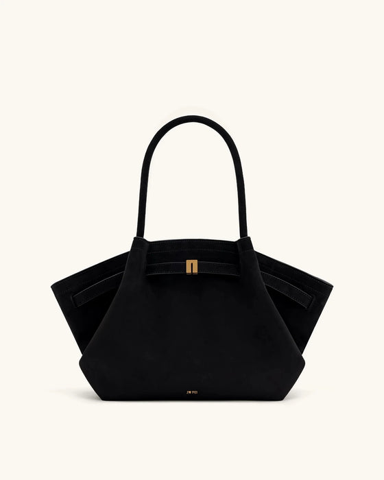 PU Leather Dumpling Shoulder Bag – Soft Fashion Tote with Hasp Closure for Women - Samanta Factory