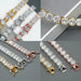 EWYA D Color Moissanite Tennis Bracelet 925 Silver 18K Gold - Samanta Factory