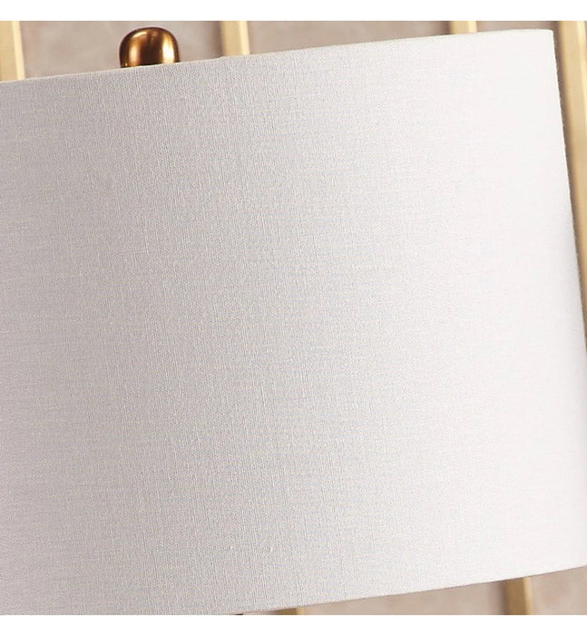 Nordic Ceramic Table Lamp – Elegant Fabric Shade Light for Bedroom & Living Room