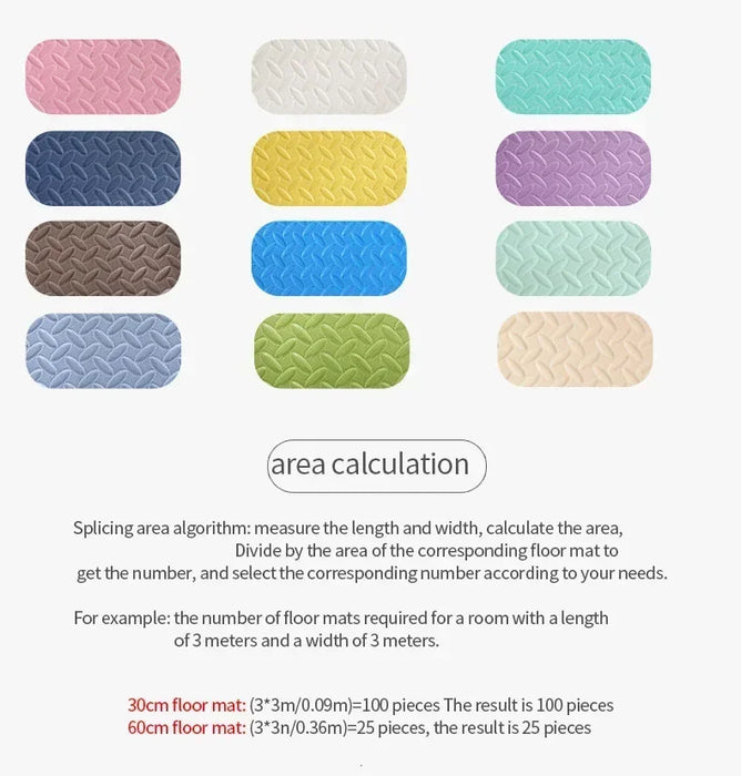 Foam Play Mat for Babies – BPA-Free, Thick Non-Toxic Puzzle Mat for Floor Protection & Playroom Use - Samanta Factory