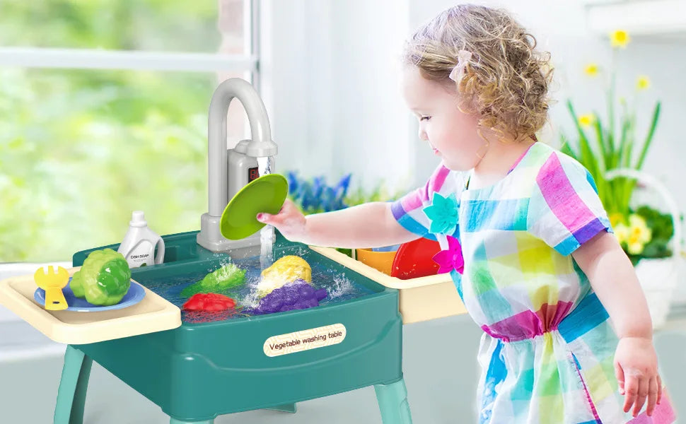 Kids Kitchen Toys Set – Realistic Plastic Cooking Playset for Ages 3–12 - Samanta Factory