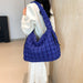 Women’s Puffer Shoulder Bag – Fashion Bubble Tote with Large Capacity - Samanta Factory