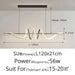 Contemporary Aluminum & Acrylic Pendant Chandelier with Adjustable Brightness & Remote - Samanta Factory