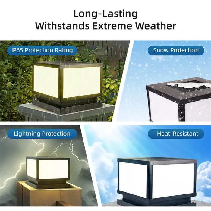 Solar LED Wall Light – Waterproof 4-Color Emergency Outdoor Lamp