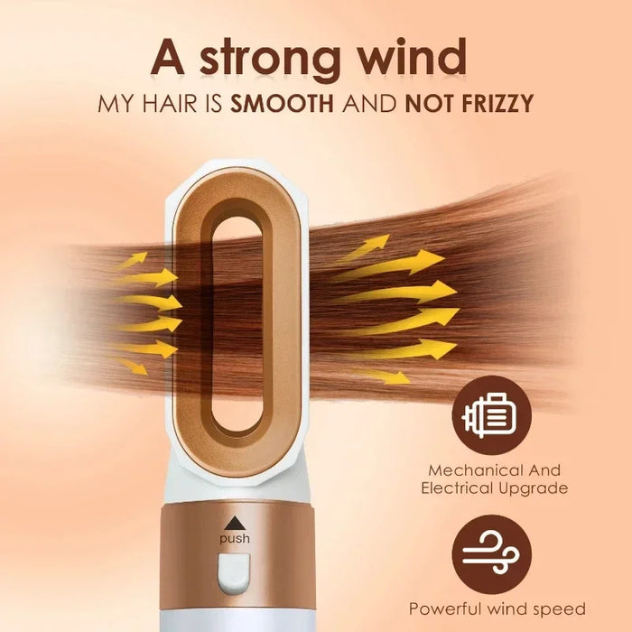 5-in-1 Hair Dryer Brush – Versatile Styling with Ionic & Infrared Technology - Samanta Factory