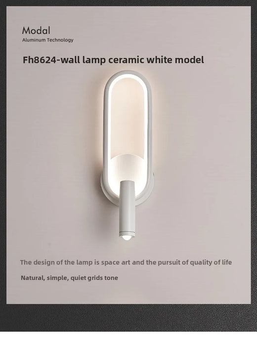 Nordic Style Rotatable Wall Lamp – 350° Adjustable Spot Light for Bedroom & Living Room Décor - Samanta Factory