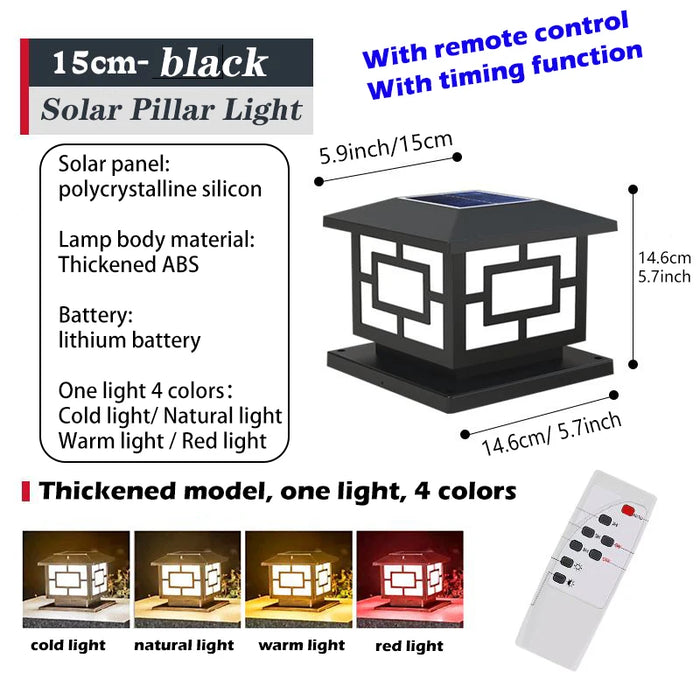 Solar LED Wall Light – Waterproof 4-Color Emergency Outdoor Lamp
