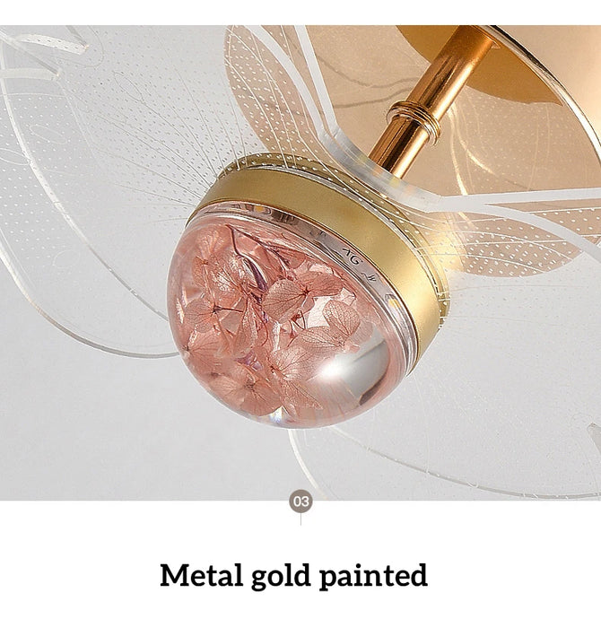 Crystal Pendant Light – Modern Loft Hanging Lamp with Iron & Glass Design - Samanta Factory