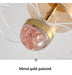 Crystal Pendant Light – Modern Loft Hanging Lamp with Iron & Glass Design - Samanta Factory