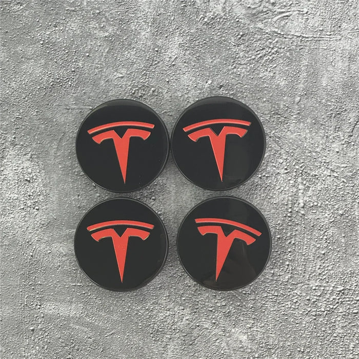 4PCS/Set 56MM GR Sport Emblem Wheel Center Hub Cap Car Rims Cover Hubcaps  For Tesla Model 3 Y X S - Samanta Factory
