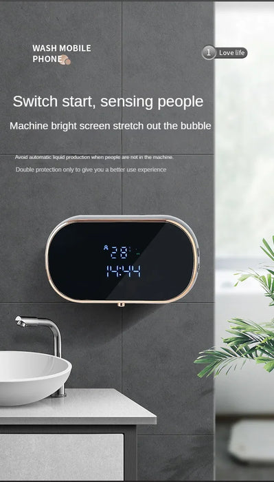 Automatic Foaming Soap Dispenser – Touchless Smart Sensor with USB Rechargeable & Wall Mount Design - Samanta Factory