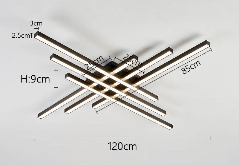 Ceiling Light – Modern Nordic Iron & Acrylic Design with LED Illumination