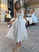 A-line Strap Long Dress – Square Neck & Backless Design - Samanta Factory