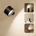 Rechargeable LED Wall Light – Touch Control with 3 Colour Modes & Adjustable 360° Rotation - Samanta Factory