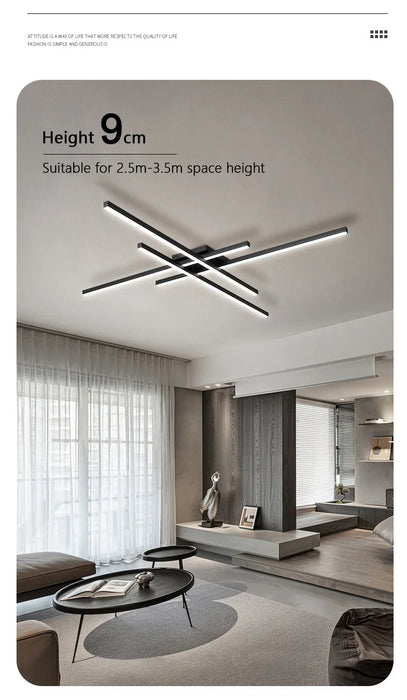 Ceiling Light – Modern Nordic Iron & Acrylic Design with LED Illumination