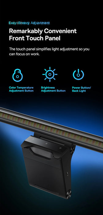 LED Screen Light Bar – Asymmetric Eye-Care Desk Lamp