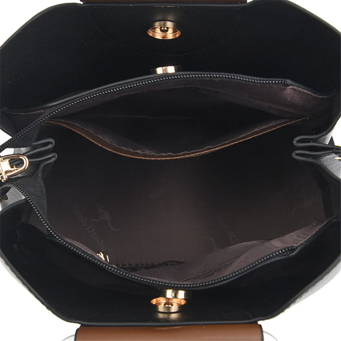 Women’s Leather Tote Bag – Luxury Designer Shoulder & Crossbody Handbag - Samanta Factory