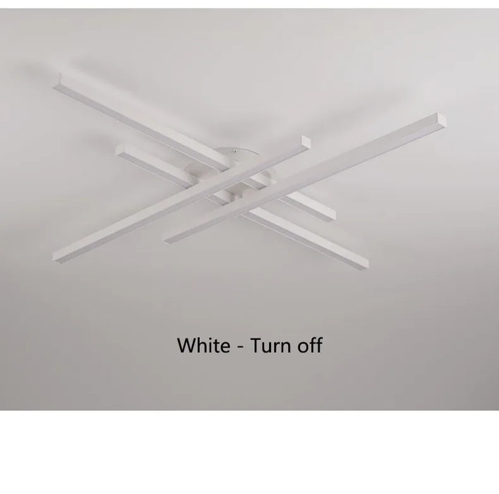 LED Ceiling Light – Modern 4-Bulb Aluminum Fixture for Living Spaces