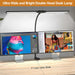 Double-Head LED Desk Lamp – Wide, Adjustable Lighting with 10 Brightness Levels - Samanta Factory