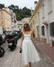 A-line Strap Long Dress – Square Neck & Backless Design - Samanta Factory