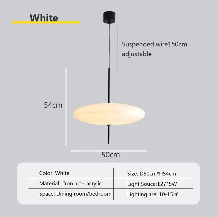 Modern Pendant Light – Flying Saucer Design with LED Illumination - Samanta Factory