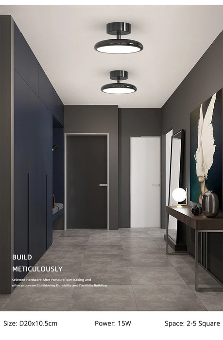 Modern Surface-Mounted Ceiling Light – Remote-Controlled LED Fixture for Bedrooms and Living