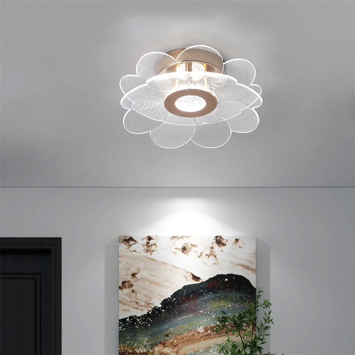 Crystal Pendant Light – Modern Loft Hanging Lamp with Iron & Glass Design - Samanta Factory
