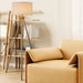 Wooden Tripod Floor Lamp – Mid-Century Modern Design with Foot Switch Control - Samanta Factory