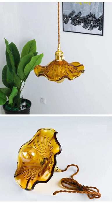 Art Deco Copper Pendant Light – Elegant Ceiling Lamp for Modern Interiors - Samanta Factory