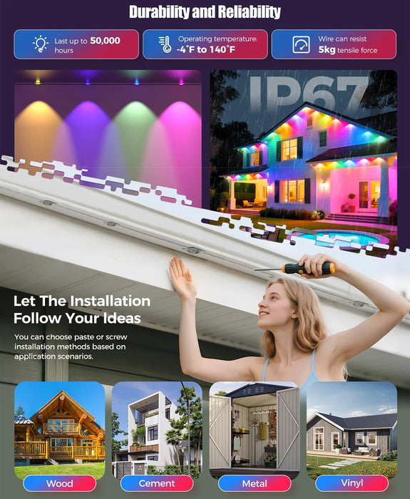 Phantom Beads RGBIC – 16 Million Colours Outdoor LED Lights