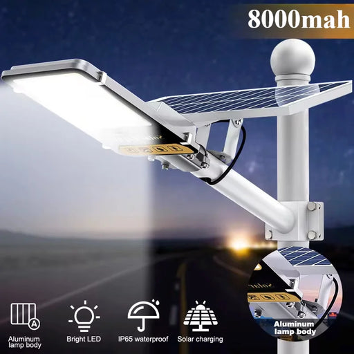 300W Solar LED Street Light with Remote Control and Solar Panel – Outdoor Waterproof Floodlight