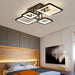 Modern LED Ceiling Light – 54W Dimmable Fixture with Remote for Dining Room & Foyer - Samanta Factory