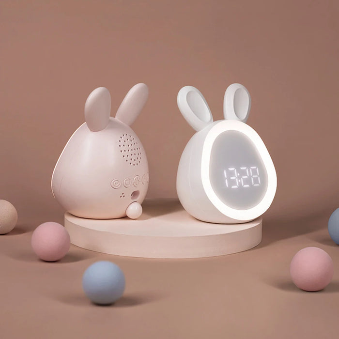 LED Cartoon Alarm Clock – Digital Display with Voice Control & Rechargeable Batter - Samanta Factory