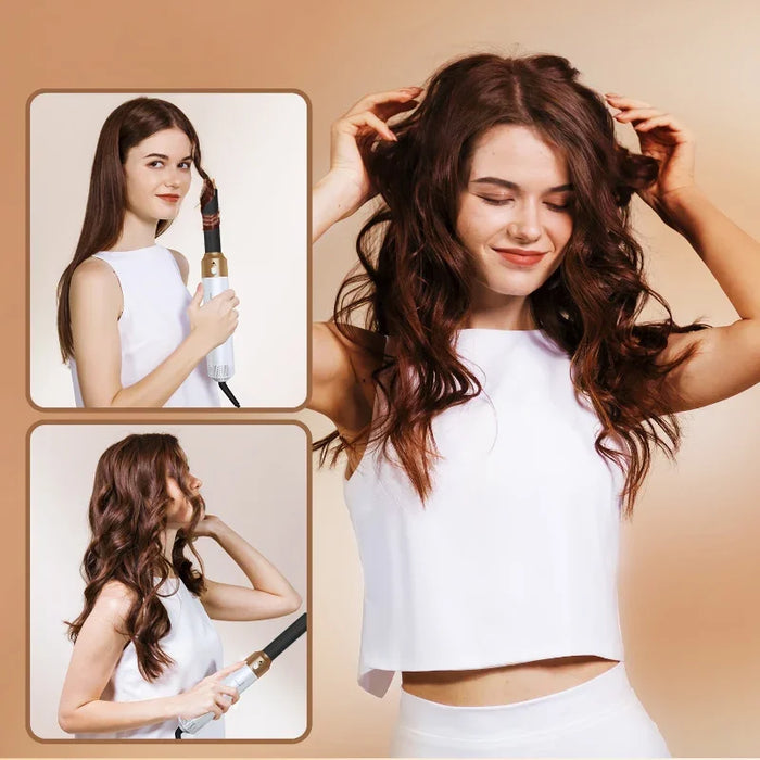 5-in-1 Hair Dryer Brush – Versatile Styling with Ionic & Infrared Technology - Samanta Factory