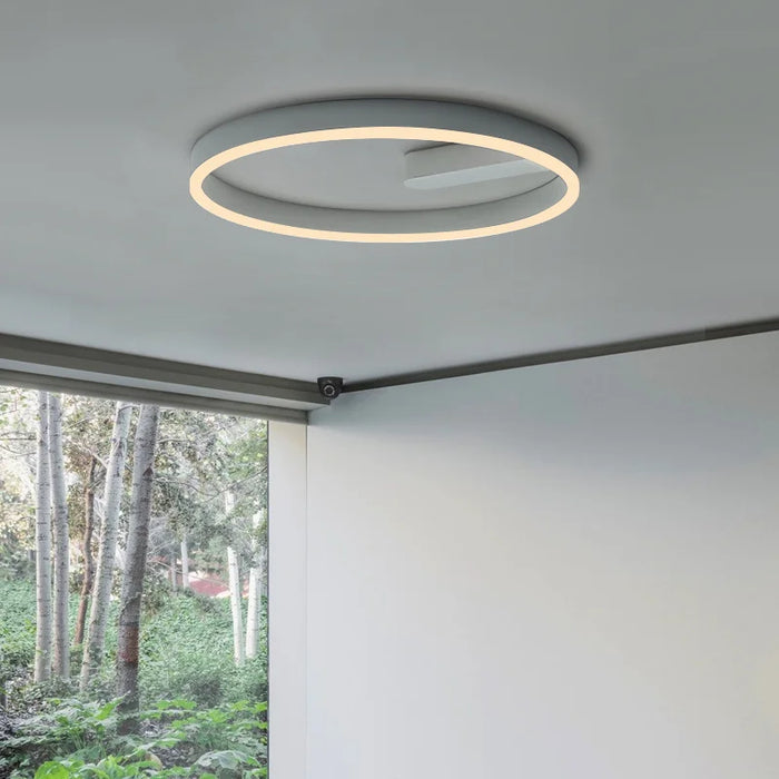 LED Ceiling Light – Modern Surface-Mounted Design with Dimmable Remote Control