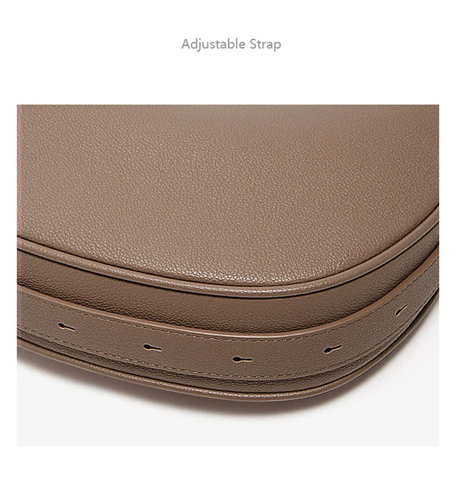 Chic Half-Moon Leather Handbag – Stylish Crossbody Bag for Women, Ideal Gift for Loved Ones - Samanta Factory