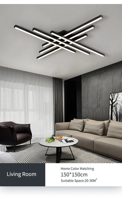 Ceiling Light – Modern Nordic Iron & Acrylic Design with LED Illumination
