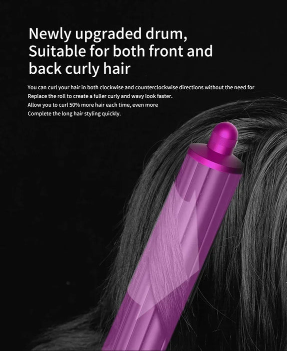 Professional Hair Dryer & Styler – Coanda Airflow with Curling, Straightening & Anti-Frizz Nozzles - Samanta Factory