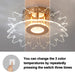 Crystal Pendant Light – Modern Loft Hanging Lamp with Iron & Glass Design - Samanta Factory