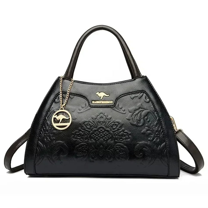 High-Quality PU Leather Handbag for Women – Animal Print Casual Tote, Versatile Fashion Bag - Samanta Factory