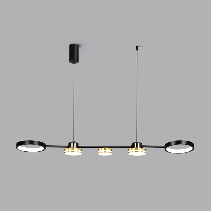 Modern Ring Pendant Light – 48W LED Chandelier with Soft Eye-Care Illumination