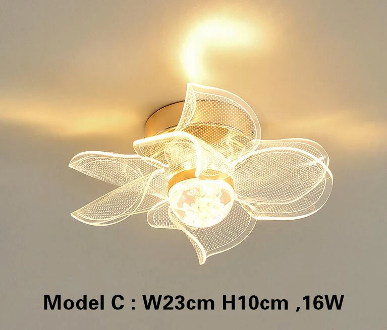 Crystal Pendant Light – Modern Loft Hanging Lamp with Iron & Glass Design - Samanta Factory