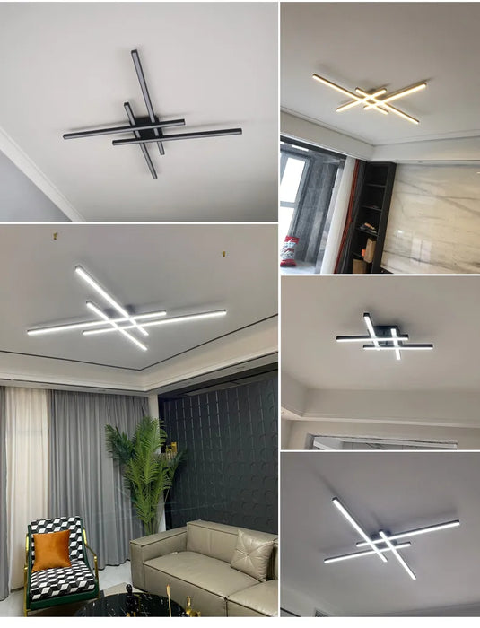 Ceiling Light – Modern Nordic Iron & Acrylic Design with LED Illumination