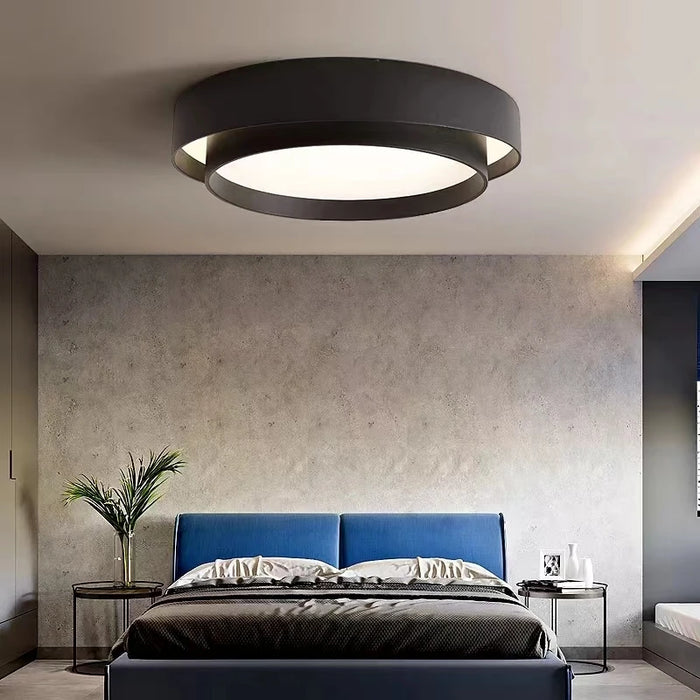 Modern LED Ceiling Light – Dimmable Remote-Control Fixture for Home & Office