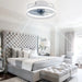 Smart Ceiling Fan with Light – Remote Controlled Modern LED Ceiling Fixture - Samanta Factory